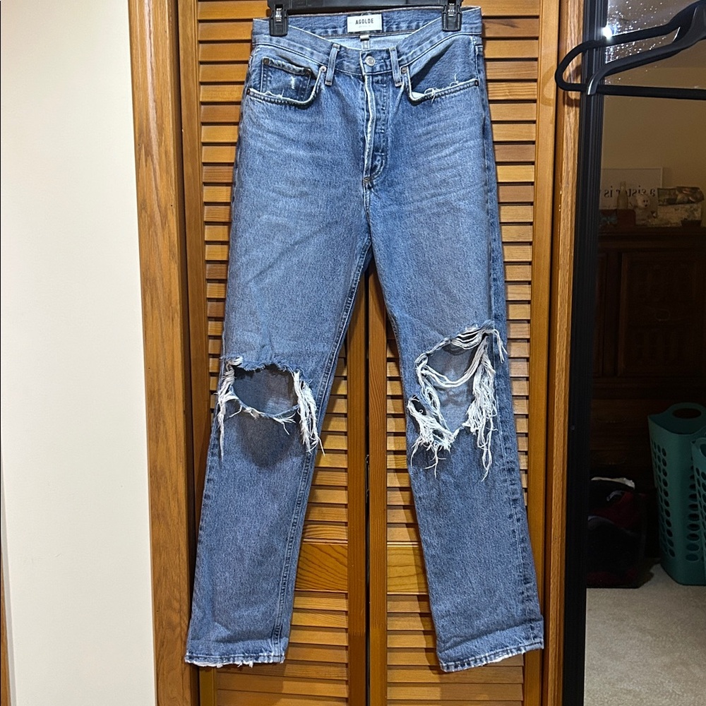 Agolde Lana Jeans in Backdrop Size 25 - Picture 2 of 6